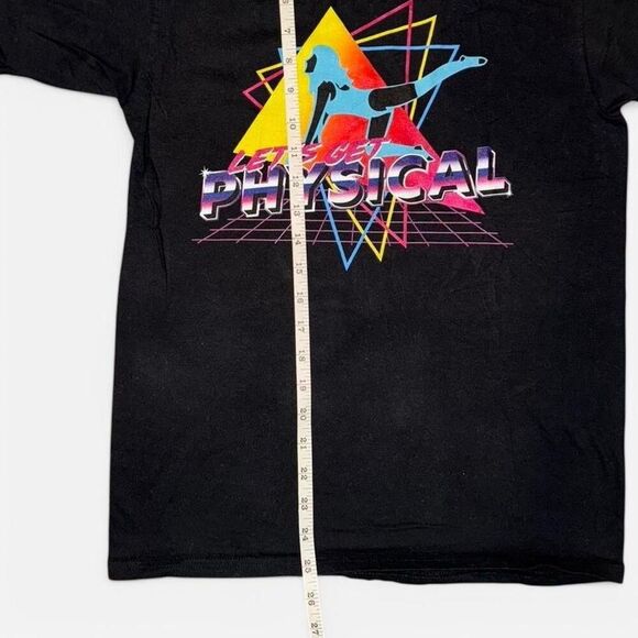 Let's Get Physical Colorful Graphic Tee - Picture 8 of 8